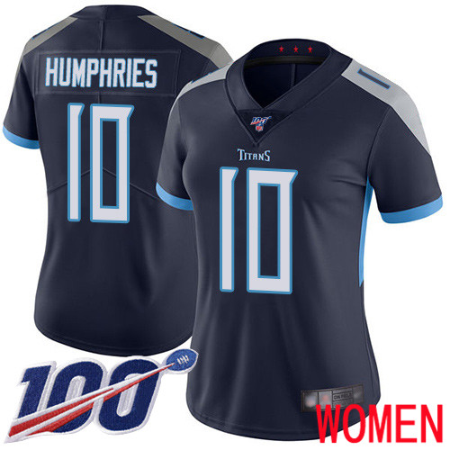 Tennessee Titans Limited Navy Blue Women Adam Humphries Home Jersey NFL Football 10 100th Season Vapor Untouchable